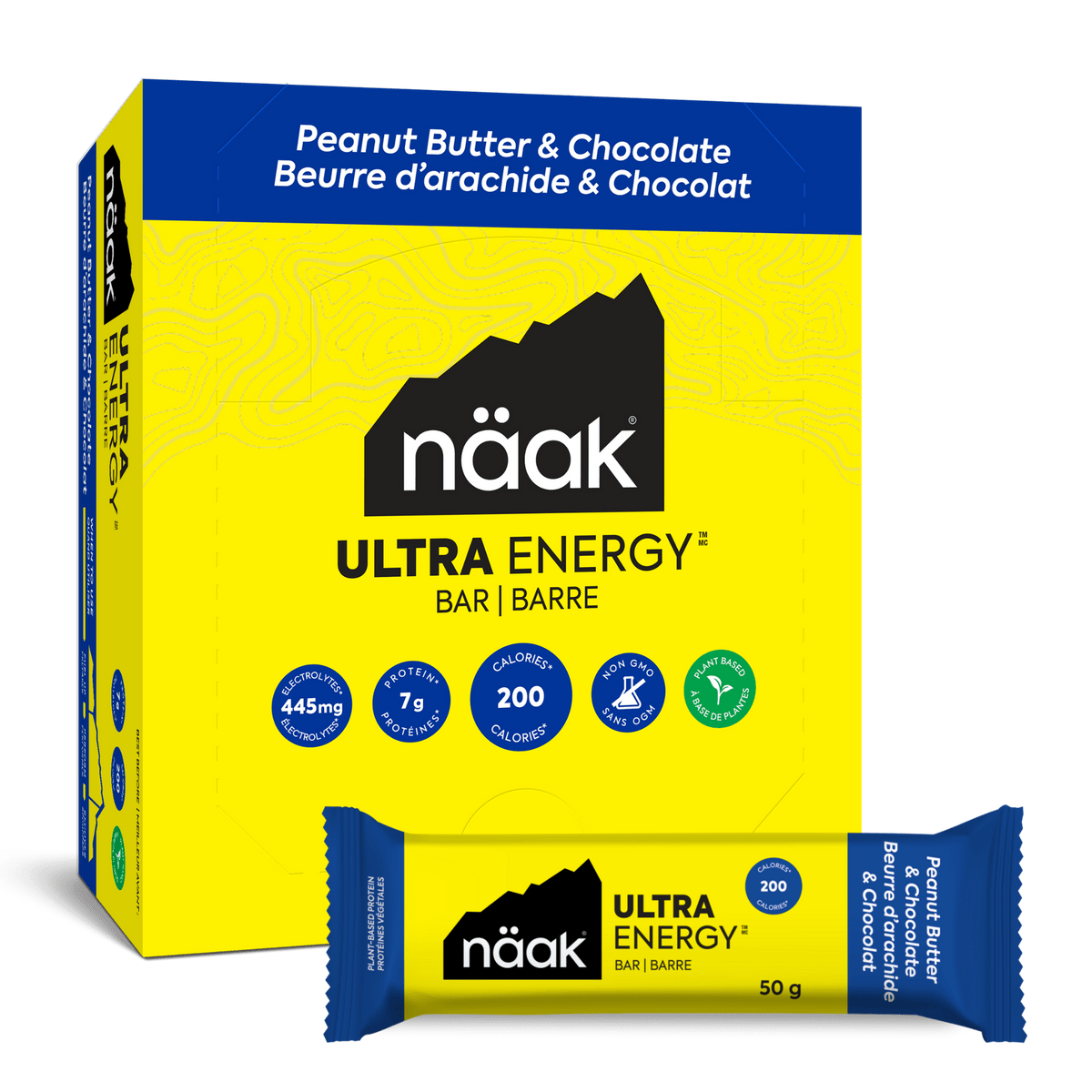 Näak Energy Bar Energy Bar | Peanut Butter &amp; Chocolate